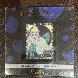 Disney Villains Ursula Collectible Pin - Black, Blue, White